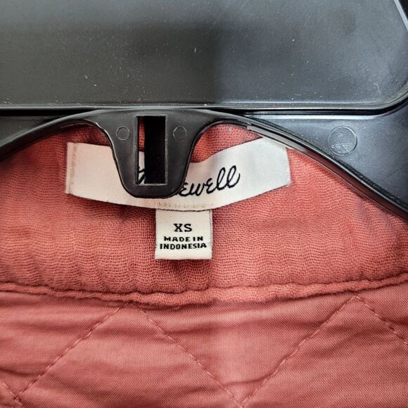 Madewell Rose Dust Diamond Jacquard Half Zip Pullover Size XS - Picture 8 of 13